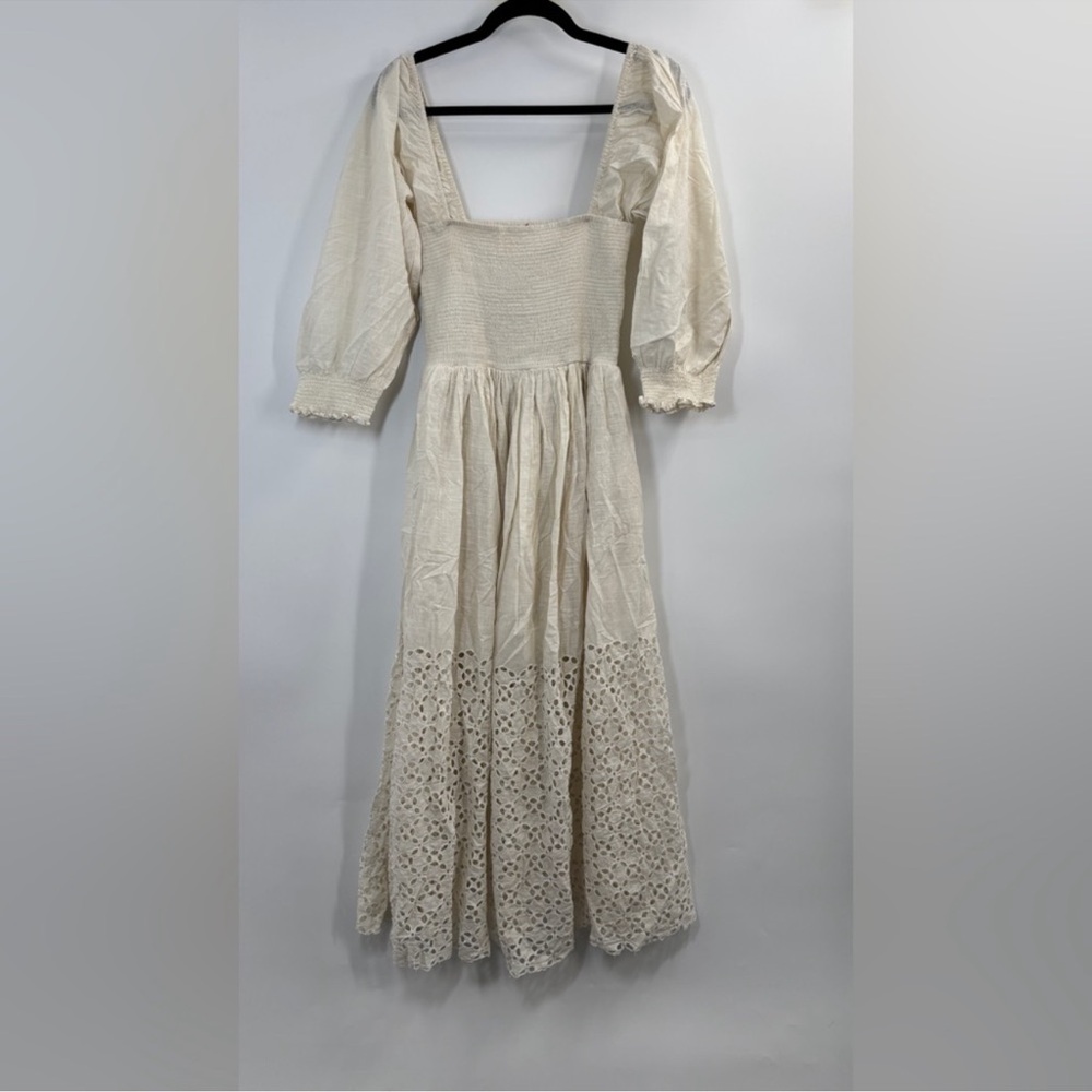 Free People Perfect Storm Midi Dress Cream - Picture 5 of 8